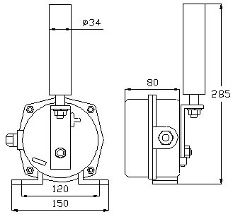 LW-PKG-12-30跑偏開(kāi)關(guān)_跑偏開(kāi)關(guān)KBW-220P防爆兩級跑偏開(kāi)關(guān)